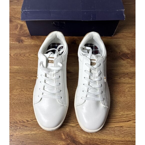 Men's Ben Sherman, Hampton Sneaker BSMHAMPV-1564 White/Tan SYNTHETIC Size 10.5 - Picture 2 of 8